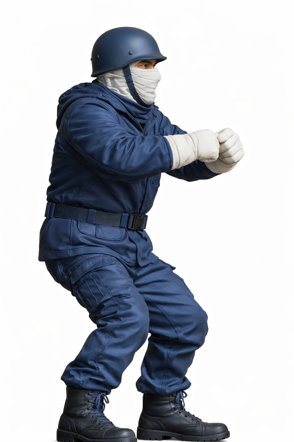 N76 Modellfigur – Kanonenbesatzung der Royal Navy in Flammschutzbekleidung, unbemalt)