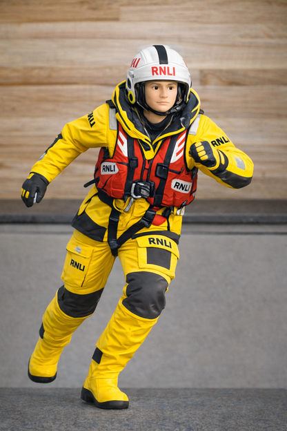 R10 – Modern RNLI Lifeboat Crew – Action Pose Unpainted