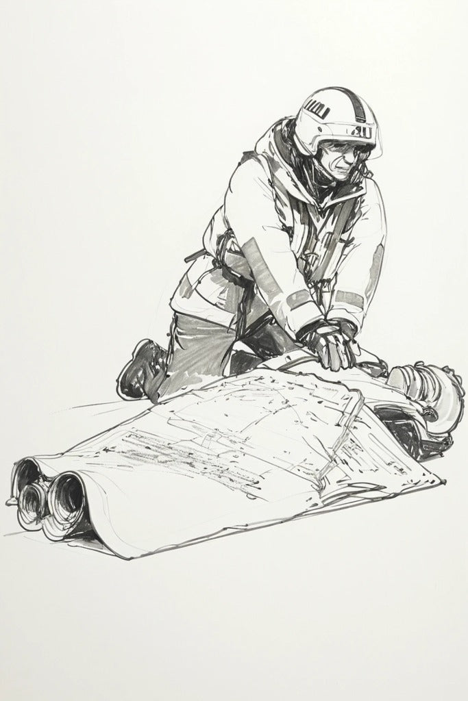 R13 – Rescued Casualty in Lifejacket with Thermal Blanket Unpainted