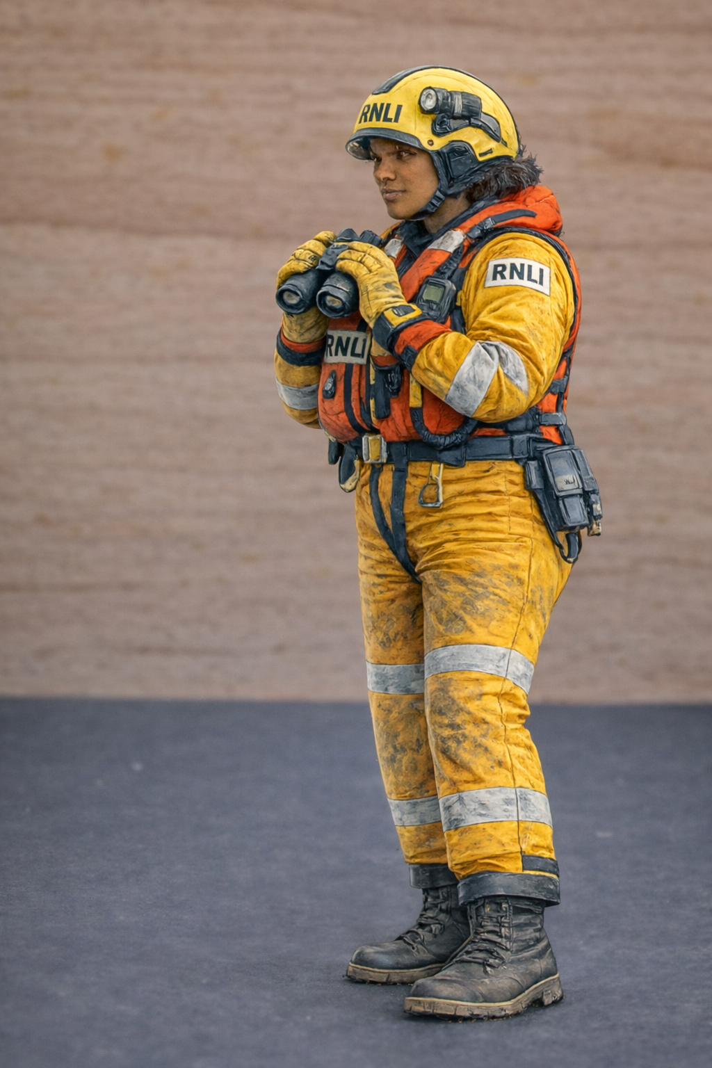R4 Female RNLI Lifeboat Crew Figure – Relaxed Watch | Unpainted Multiscale Model