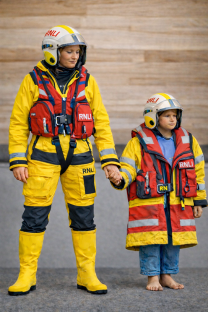 R8 “When I Grow Up  I Want to Be Like Mummy”  Modern RNLI Lifeboat Crew Unpainted