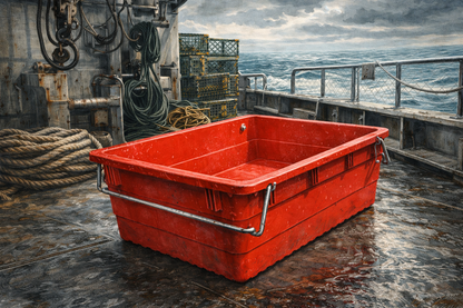 SA100 – Commercial Fish Tub with Wire Handles