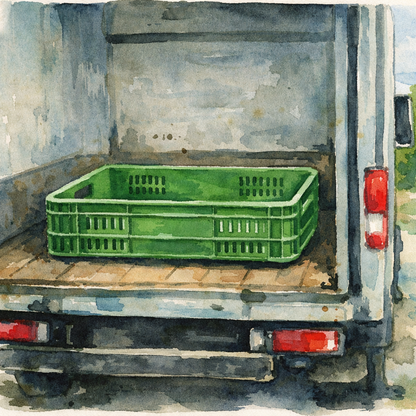 SA101 – Commercial Plastic Bread Tray Unpainted