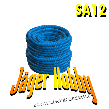 SA12 Large Coiled Rope Stack – Scale Model Ship Accessory | Jager Hobby