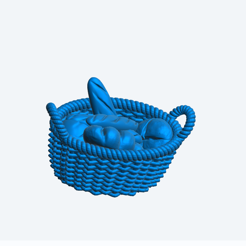 SA13 Scale Model Basket of Bread – Wicker Basket with French Sticks & Loafs | Jager Hobby