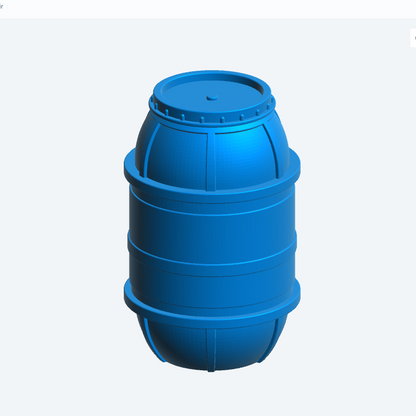 SA24 – Large Heavy-Duty Reinforced Plastic Barrel