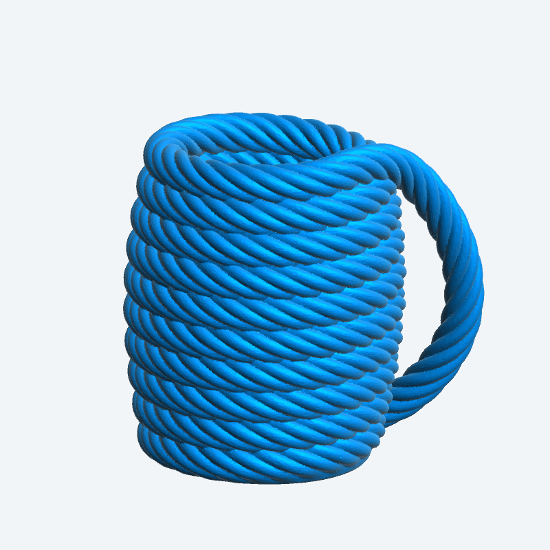 SA40 – Rope Coil Mugs Candle Holder
