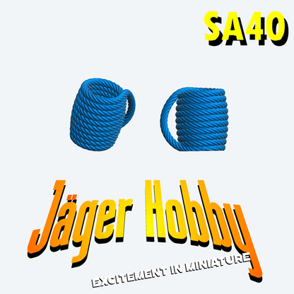 SA40 – Rope Coil Mugs Candle Holder