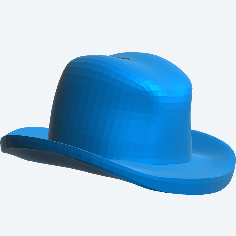 SA58 – Scale Model Felt Fedora Hat