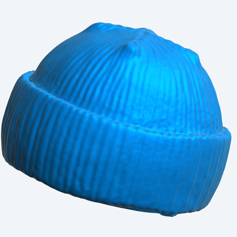 SA60 – Model Figure Ribbed Knitted Wool Hat