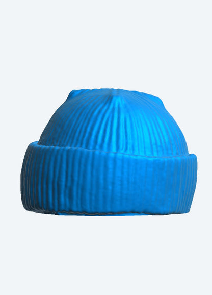 SA60 – Model Figure Ribbed Knitted Wool Hat