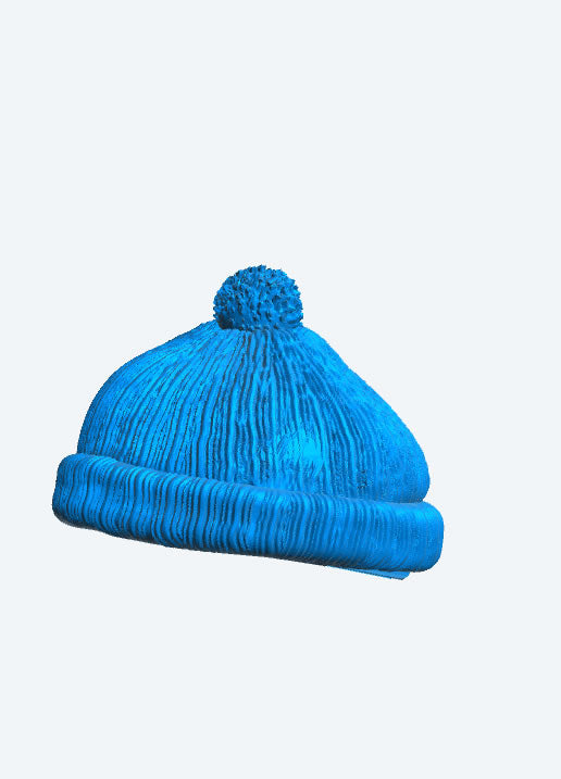 SA61 – Scale model boat detail knitted woolly bobble hat