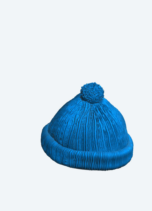 SA61 – Scale model boat detail knitted woolly bobble hat