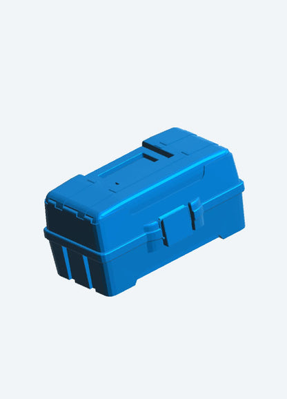 SA63 – Scale Model Detail: Small Fishing Tackle Box / Plastic Tool Box