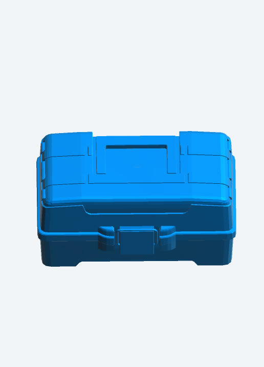 SA63 – Scale Model Detail: Small Fishing Tackle Box / Plastic Tool Box