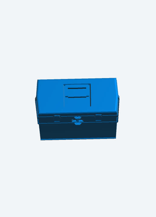 SA64 – Scale Model Detail: Large Fishing Tool Box