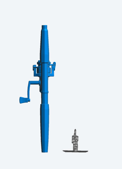 SA66 – Scale Model Detail: Fishing Rod Handle and Fittings
