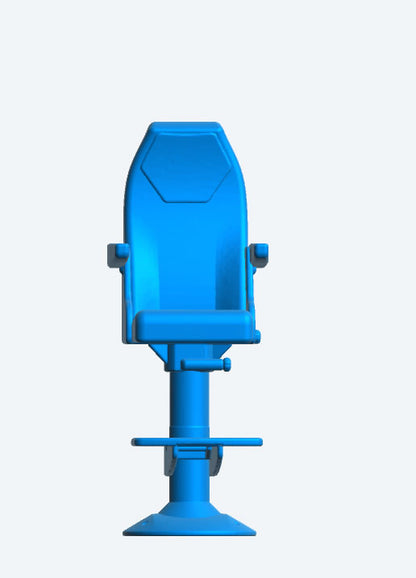 SA69 Scale Model Captain’s Seat – For Modern Fishing Trawlers, Sports Boats, and Work Vessels (Multi-Scale)