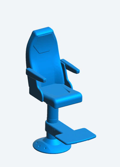SA69 Scale Model Captain’s Seat – For Modern Fishing Trawlers, Sports Boats, and Work Vessels (Multi-Scale)