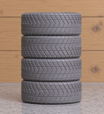 SA71 – Stack of 4 Scale Model Tyres