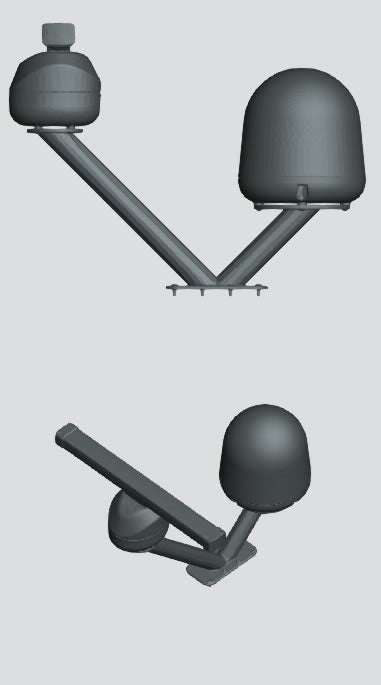 SA72 Radar & GPS Boat Mast – Super-Detail Scale Model Accessory (10mm–80mm Heights)