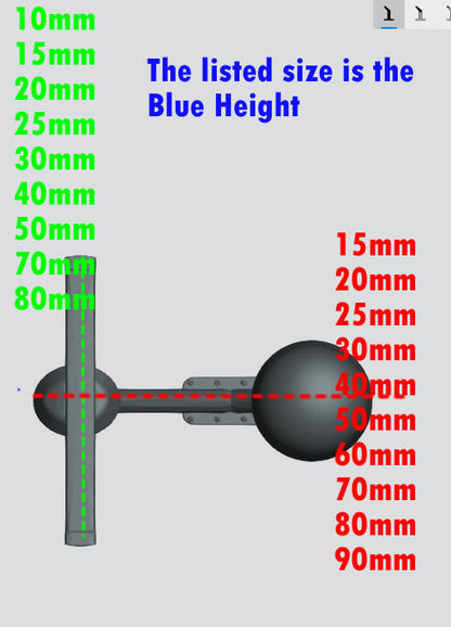 SA72 Radar & GPS Boat Mast – Super-Detail Scale Model Accessory (10mm–80mm Heights)