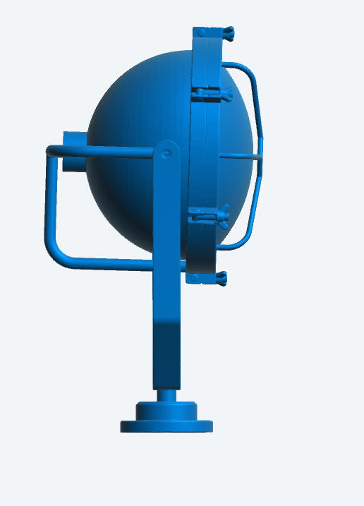 SA78 – RC Model Boat Accessory: Classic Hand Adjustable Ships Spotlight with Lens