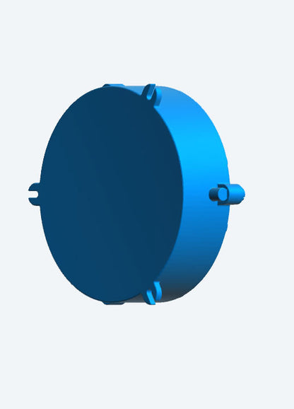 SA80 – RC Model Boat Accessory: Round Bulkhead Light with Lens and Screw Details
