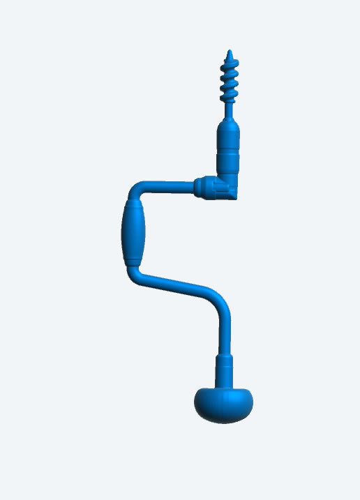 SA81 – RC Model Boat Accessory: Scale Model Drill Hand Brace