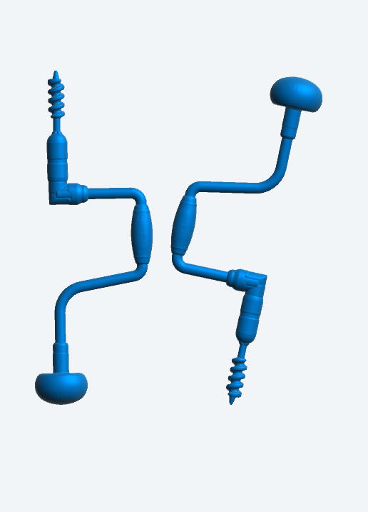 SA81 – RC Model Boat Accessory: Scale Model Drill Hand Brace