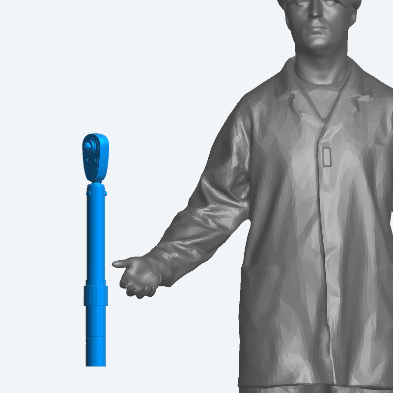 T30 1/14 Torque Wrench for Precision Workshop and Automotive Dioramas