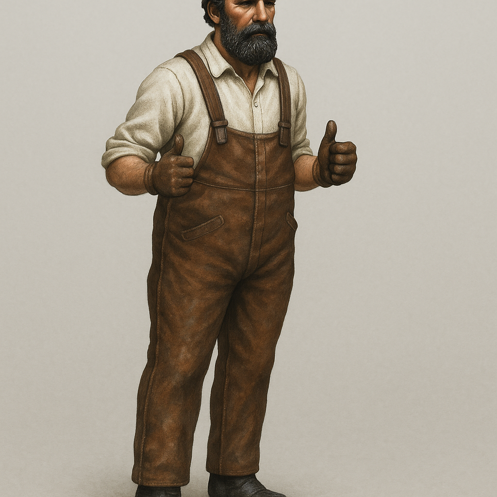 TG29B Weathered Fisherman – Scale Model Boat Crew Figure