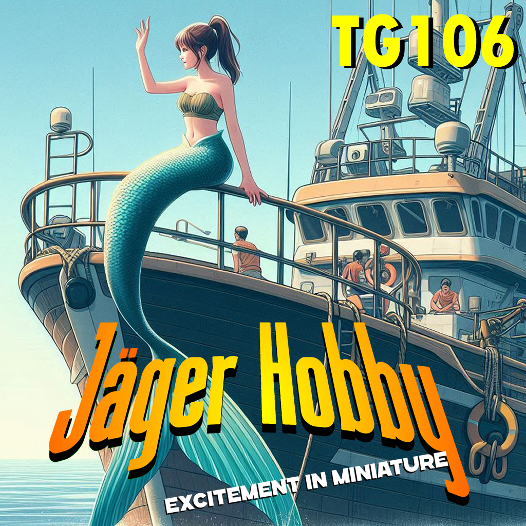 TG106 Mermaid – Perched on Deck Rail, Beckoning to Crew