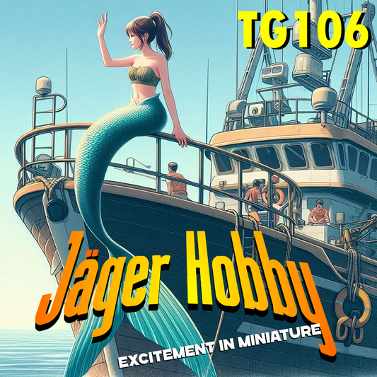 TG106 Mermaid – Perched on Deck Rail, Beckoning to Crew