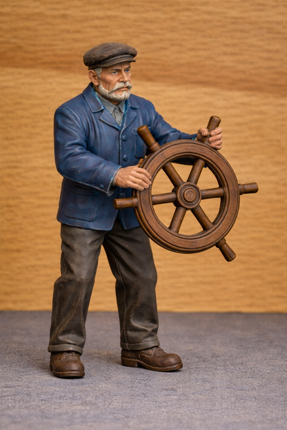 TG118 – Deck Hand with Ship’s Wheel Unpainted