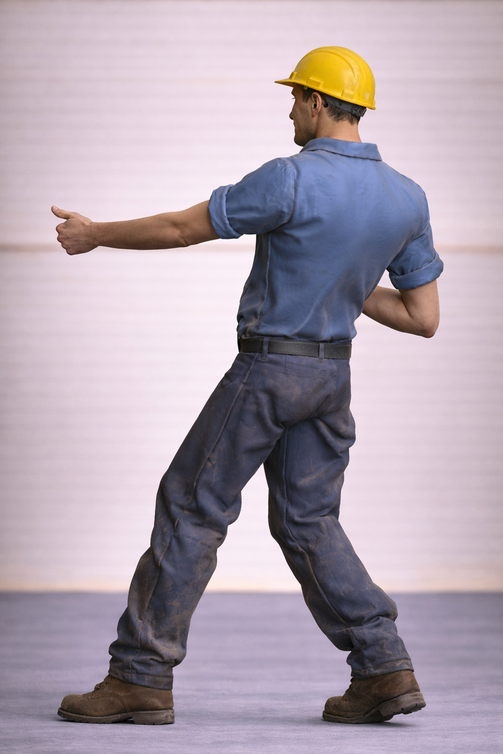 TG12A Pusher Springer Tug Captain crew figure Unpainted