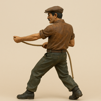 Dumas Scale Tug Deck crew figures TG12