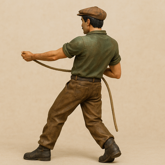 Dumas Scale Tug Deck crew figures TG12