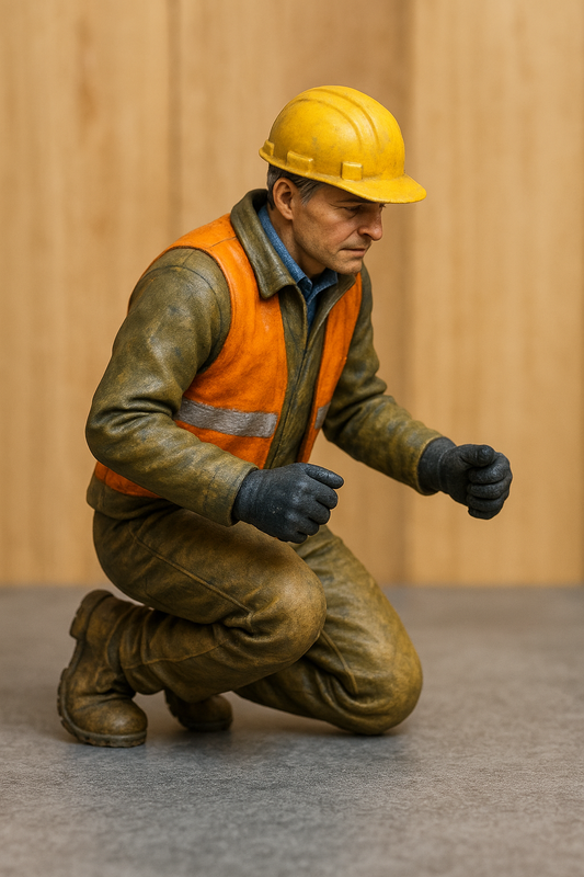 TG18b scale model working figures Damen Tug