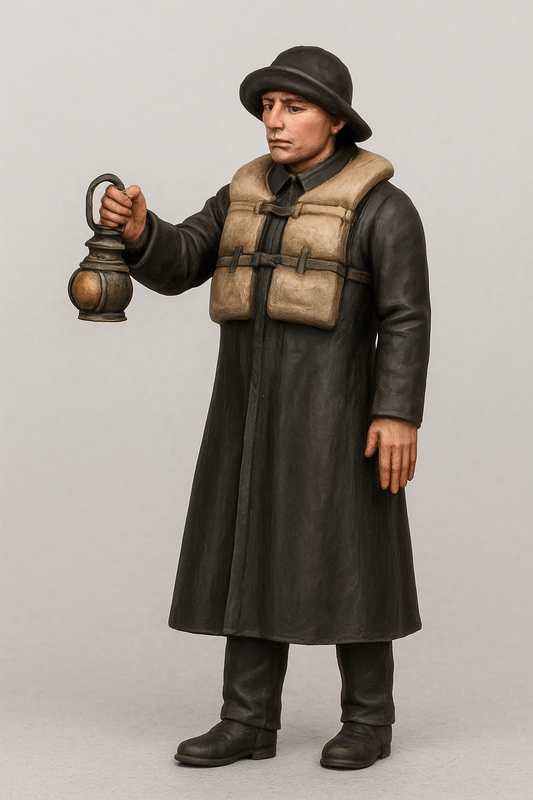 TG21 Radio-Controlled Model Boat Classic Maritime Crewman with Oil Lamp