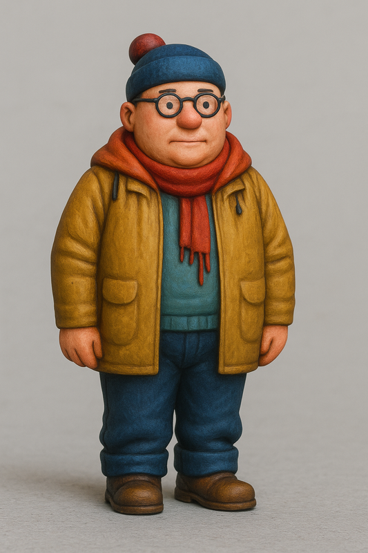 TG22 Unpainted  Model Yacht Figure Peter Griffin Bought a Yacht Sailor