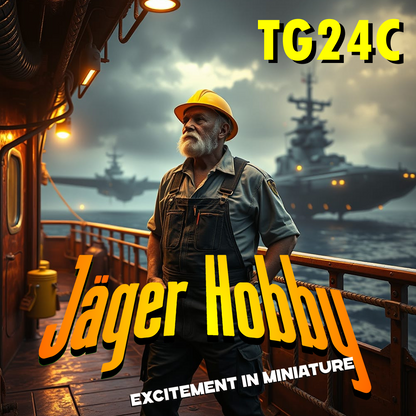 TG24C Scale Model Ship Crewman – Veteran Tugboat Engineer | Jager Hobby