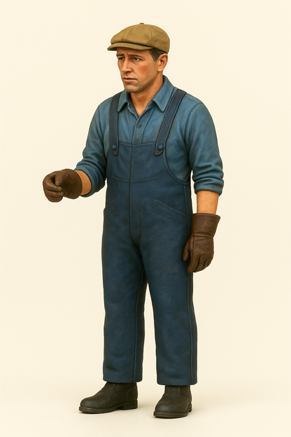 Rugged Steam Boat Engineer Model Figure TG27
