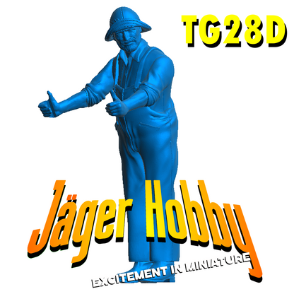 TG27D – Traditional Ship’s Helmsman Figure | Jager Hobby