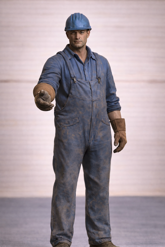 TG27E – Tug Boat Engineer Scale Model Figure Unpainted Crewman