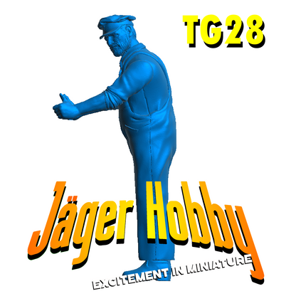 TG28 – Tug Boat Captain Scale Model Figure | Jager Hobby