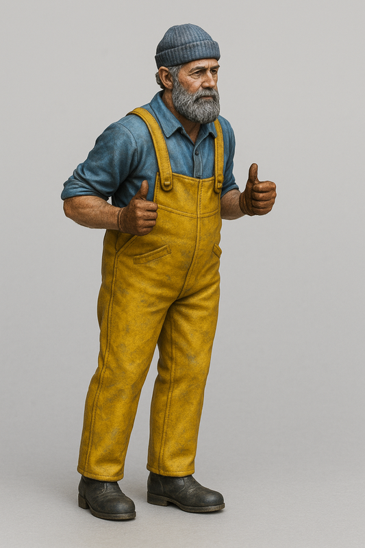 TC29C Scale Model Ship Crew Deckhand – Wool Cap