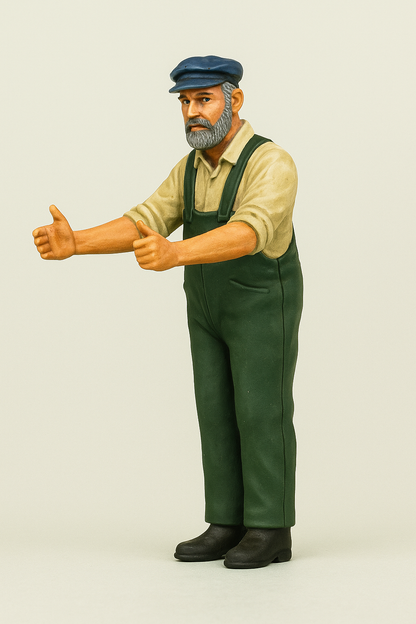 Tug Boat Captain Scale Model Figure Jager Hobby TG28