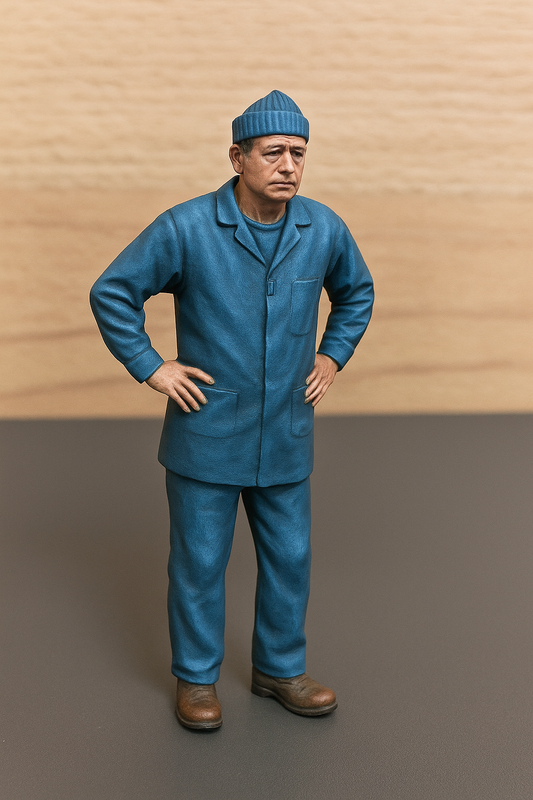 TG2c 1/72 Any Scale Model Tug Boat Crew Figures