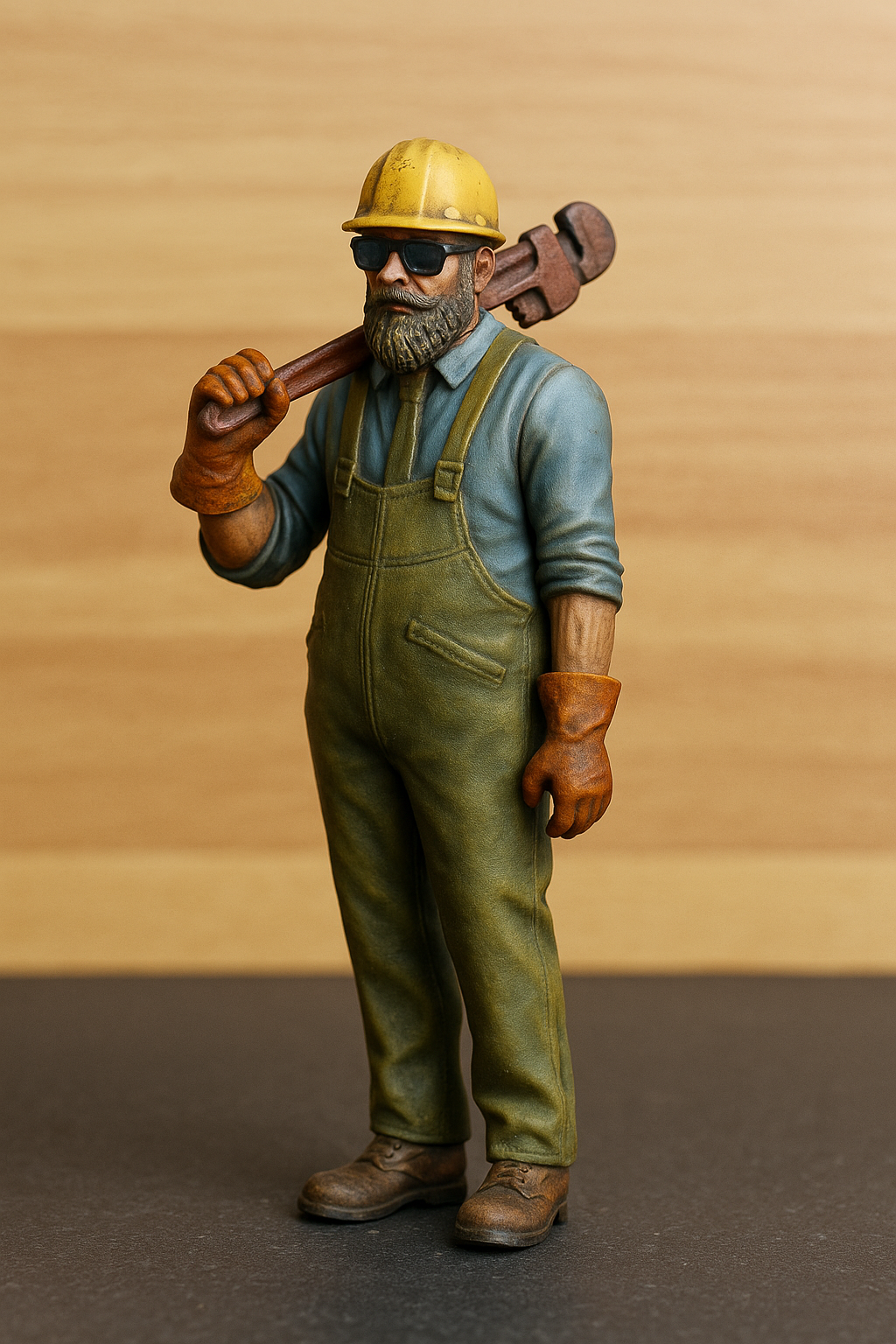 TG32C Modern Engineer – Scale Model Crewman Unpainted – Jager Hobby